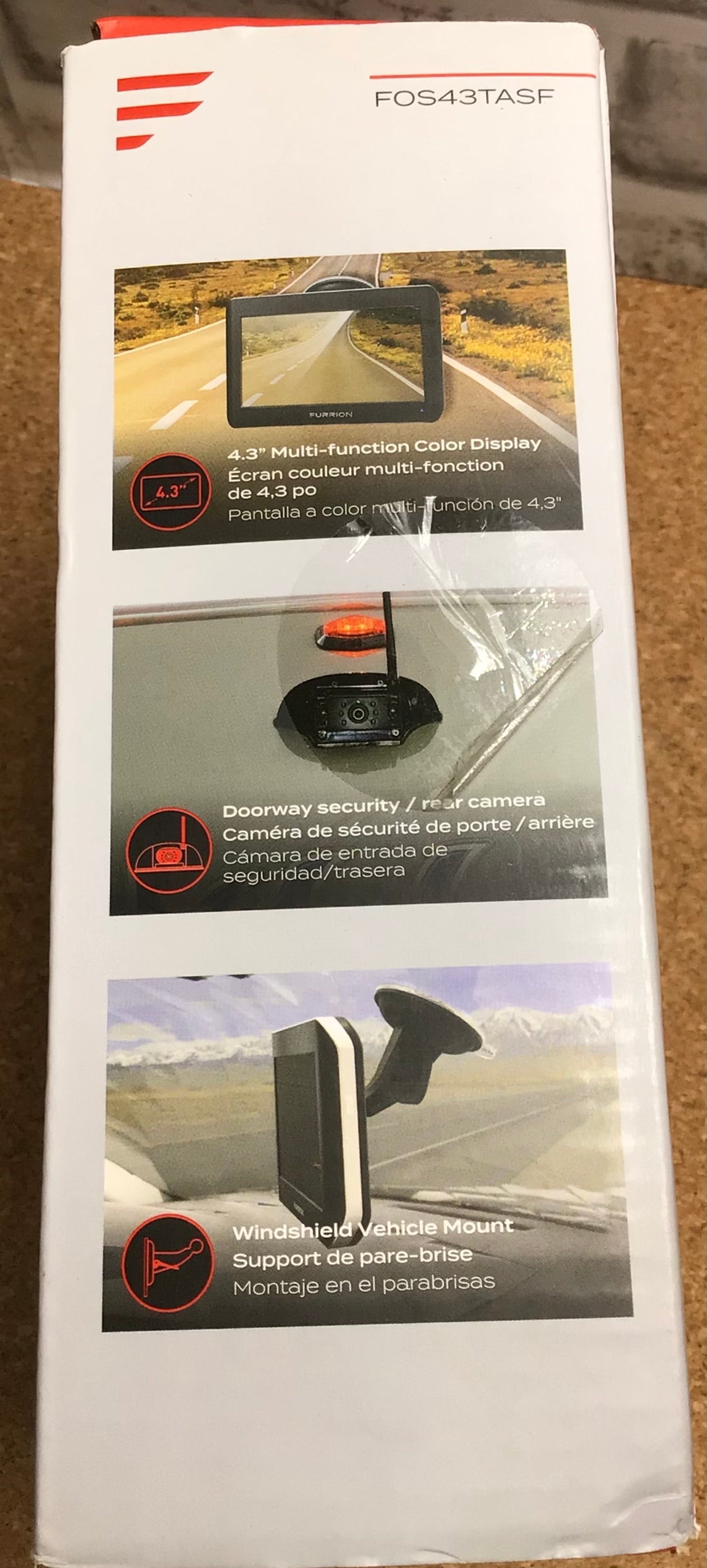 Furrion Vision S 4.3 Inch Wireless RV Backup System with 1 Rear Sharkfin Camera (7899944255726)
